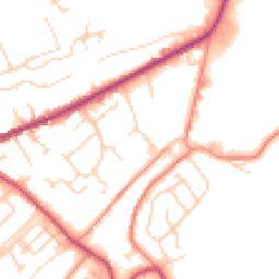 Daytime road noise heatmap for HD9 4EL