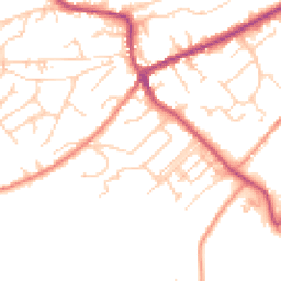 Daytime road noise heatmap for HD9 4EX