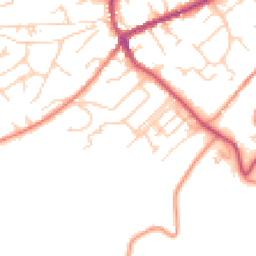 Daytime road noise heatmap for HD9 4EZ