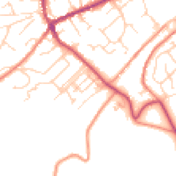 Daytime road noise heatmap for HD9 4HF