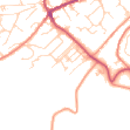 Daytime road noise heatmap for HD9 4HG