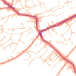 Daytime road noise heatmap for HD9 4JF