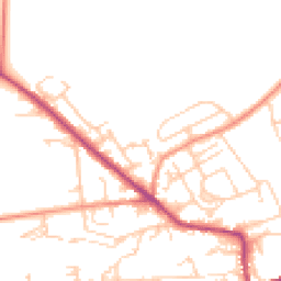 Daytime road noise heatmap for HD9 5AH