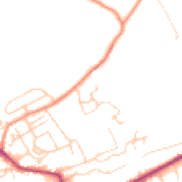 Daytime road noise heatmap for HD9 5AL