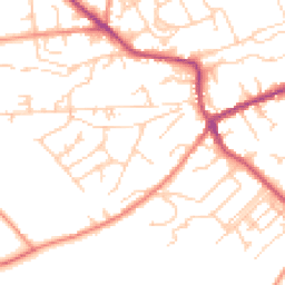 Daytime road noise heatmap for HD9 5AS