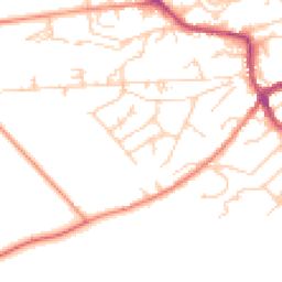 Daytime road noise heatmap for HD9 5JR