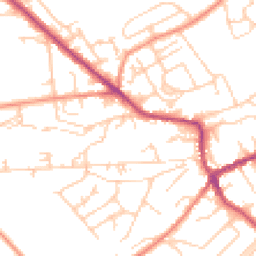 Daytime road noise heatmap for HD9 5LB