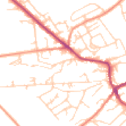Daytime road noise heatmap for HD9 5LD
