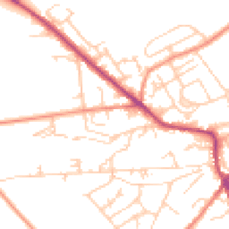 Daytime road noise heatmap for HD9 5LX