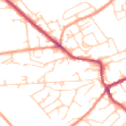 Daytime road noise heatmap for HD9 5LZ