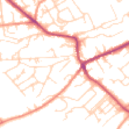 Daytime road noise heatmap for HD9 5NP