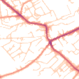 Daytime road noise heatmap for HD9 5NS