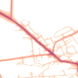 Daytime road noise heatmap for HD9 5PX