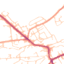 Daytime road noise heatmap for HD9 5QB