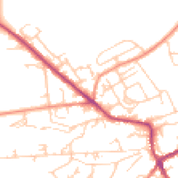 Daytime road noise heatmap for HD9 5QE