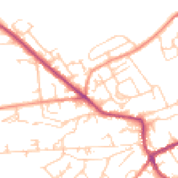 Daytime road noise heatmap for HD9 5RX