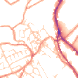 Daytime road noise heatmap for HD9 6AH