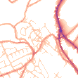 Daytime road noise heatmap for HD9 6AR