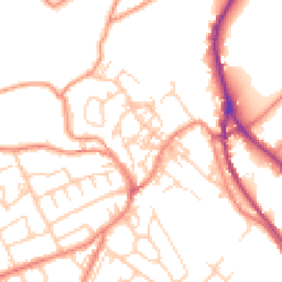 Daytime road noise heatmap for HD9 6AX