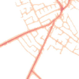 Daytime road noise heatmap for HD9 6EG