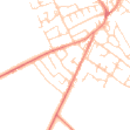 Daytime road noise heatmap for HD9 6ET