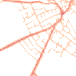 Daytime road noise heatmap for HD9 6EU