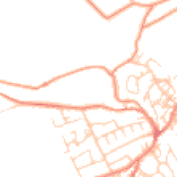 Daytime road noise heatmap for HD9 6FF