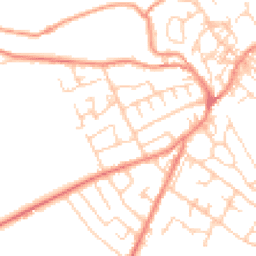 Daytime road noise heatmap for HD9 6HG
