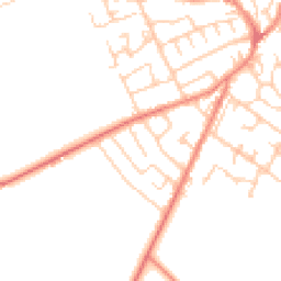 Daytime road noise heatmap for HD9 6HP