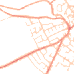 Daytime road noise heatmap for HD9 6HT