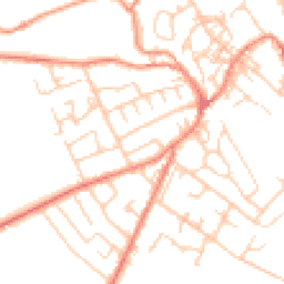 Daytime road noise heatmap for HD9 6HY