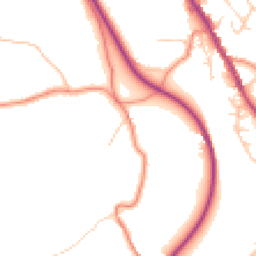 Daytime road noise heatmap for HD9 6NH