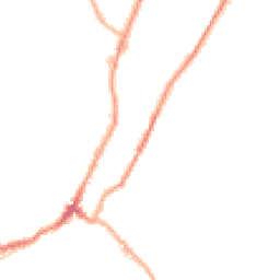 Night-time road noise heatmap for HD9 7AN
