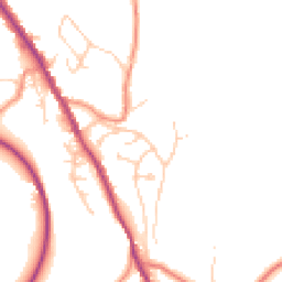 Daytime road noise heatmap for HD9 7AR