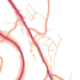 Daytime road noise heatmap for HD9 7AS