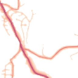 Daytime road noise heatmap for HD9 7BF