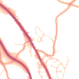 Daytime road noise heatmap for HD9 7BH