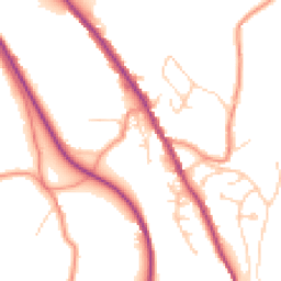 Daytime road noise heatmap for HD9 7EA