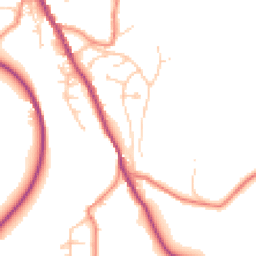 Daytime road noise heatmap for HD9 7EE
