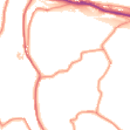 Daytime road noise heatmap for HD9 7EZ