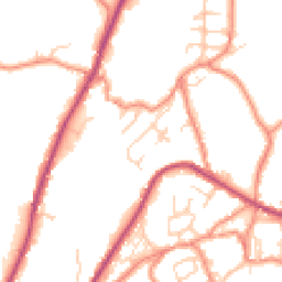 Daytime road noise heatmap for HD9 7HR