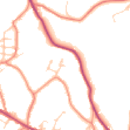 Daytime road noise heatmap for HD9 7LS