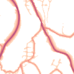 Daytime road noise heatmap for HD9 7RQ