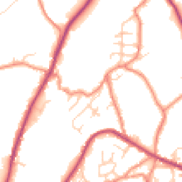 Daytime road noise heatmap for HD9 7SA
