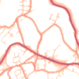 Daytime road noise heatmap for HD9 7SJ