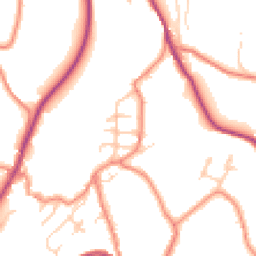 Daytime road noise heatmap for HD9 7ST