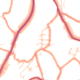 Daytime road noise heatmap for HD9 7SU