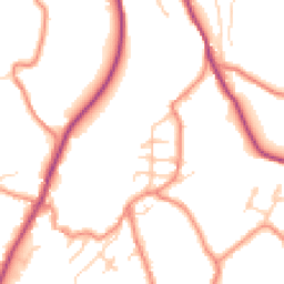 Daytime road noise heatmap for HD9 7TL