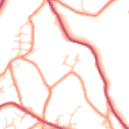 Daytime road noise heatmap for HD9 7UD