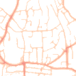 Daytime road noise heatmap for HP1 1AB